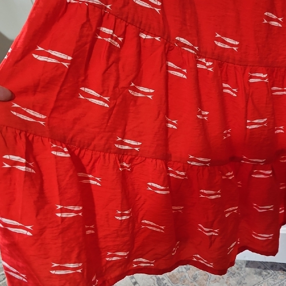 NWT A New day Red Maxi Dress Size L - Picture 6 of 6